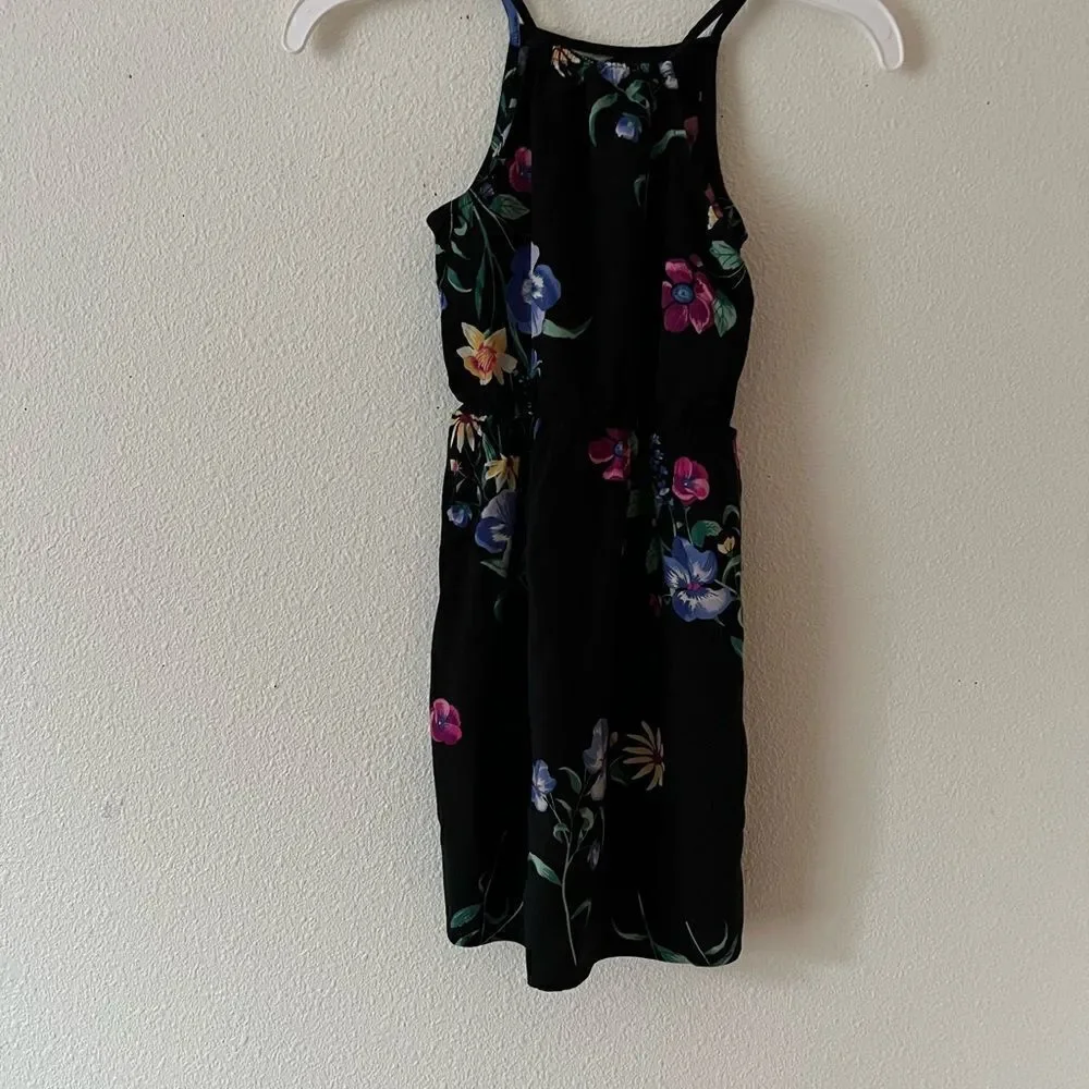 Old Navy Girls Black /Floral Dresssize 5
